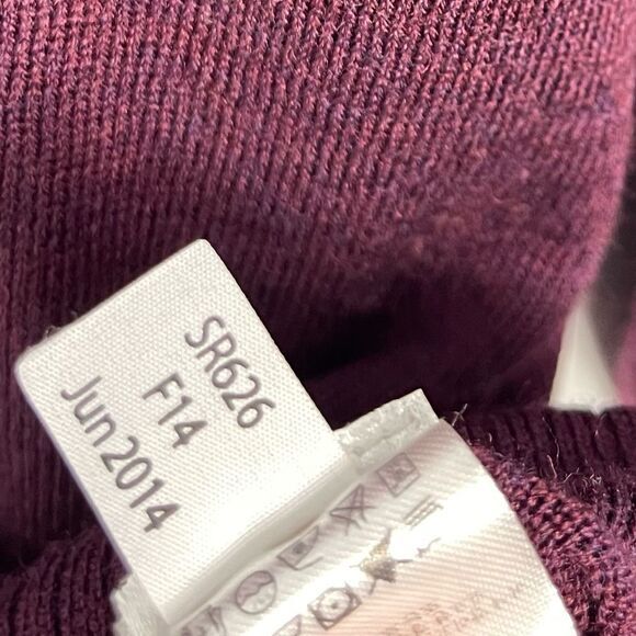 Smartwool Kiva Ridge Crew Sweater - Men's XL Burgundy Maroon Merino Wool Blend - Picture 12 of 14